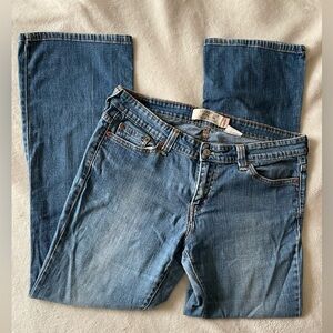 Levi's | Y2K Women's Low Waist Flare Blue Jeans